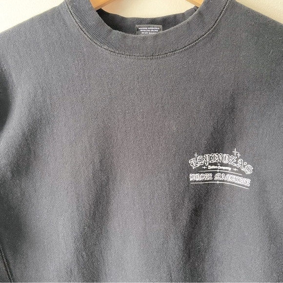 loser machine espinozas crewneck sweatshirt black small - Picture 4 of 4
